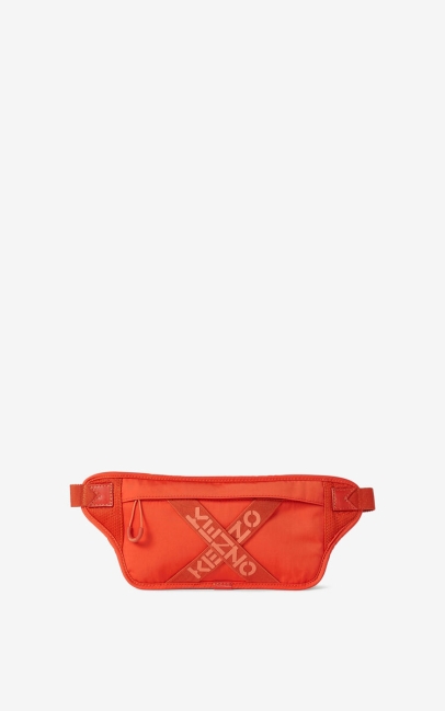 Kenzo Men Kenzo Sport Belt Bag Deep Orange